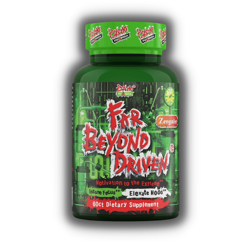 Far Beyond Driven Clean, Strong Energy + No Crash Psycho Pharma